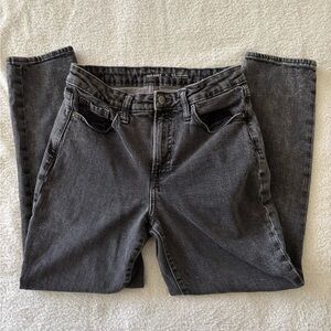 Old Navy Straight High-Rise Wash Black Women’s Jeans Size 8